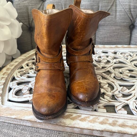 Freebird by Steven Saint Brown Leather Ankle Boots Women’s 6 - Picture 2 of 8